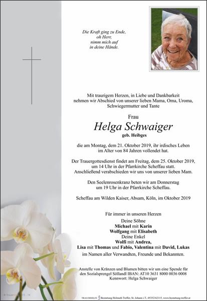 Helga Schwaiger