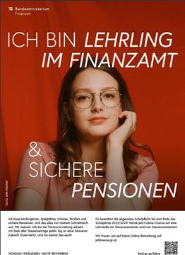 Bild Poster Finanzamt Lehrling