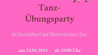 Flyer Tanz-Übungsparty